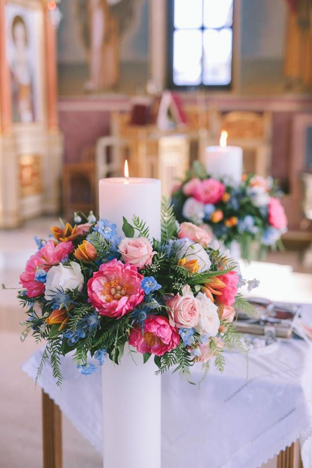Wedding floral decoration at Athens Riviera