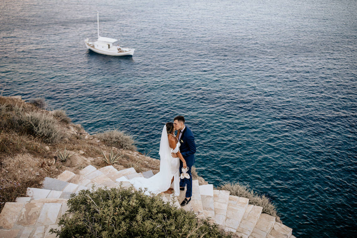 Destination wedding in Ios island