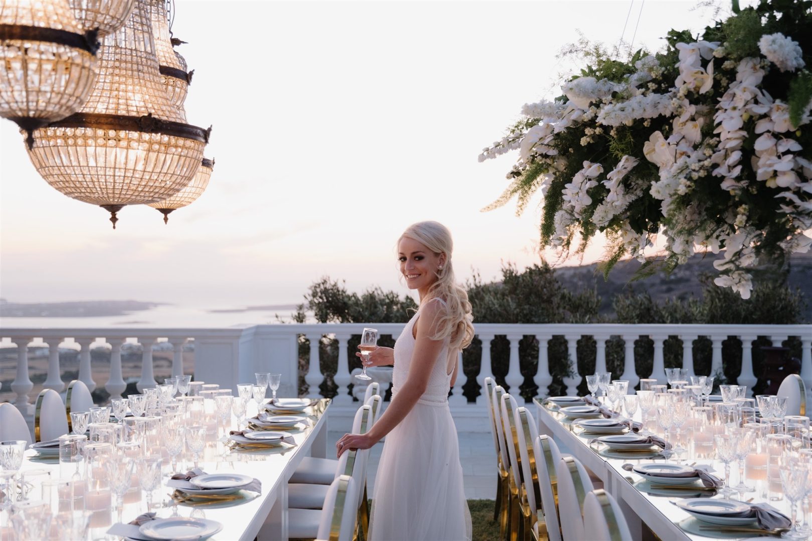 Wedding Floral designer in Paros Greece