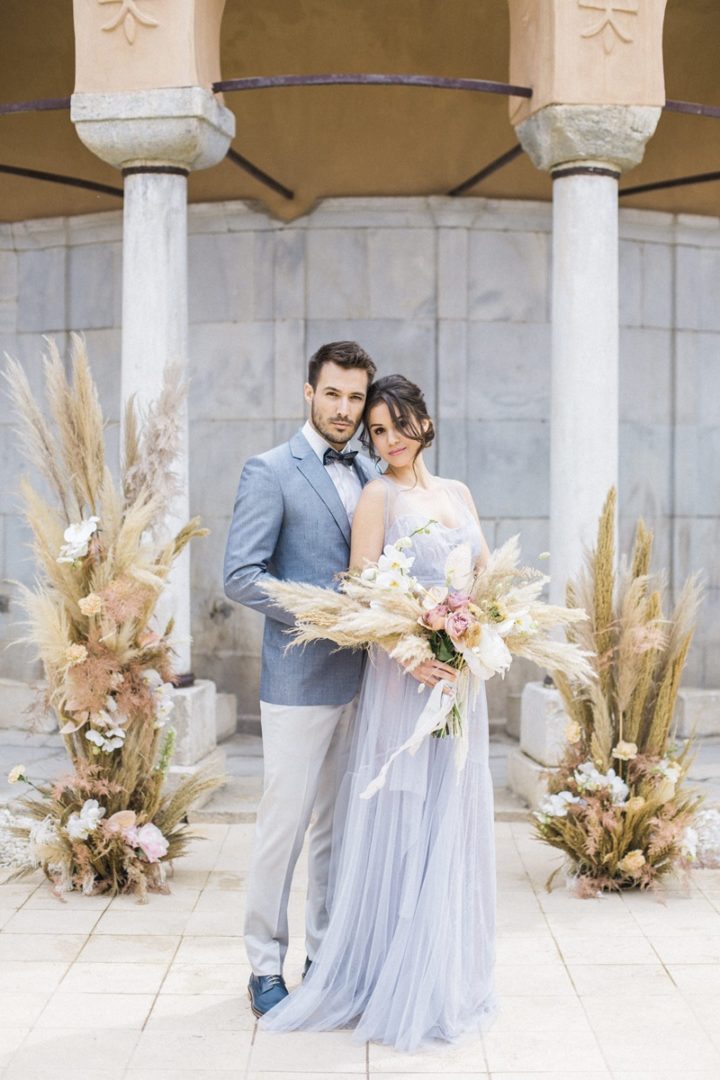 Wedding floral decoration at Imaret, Greece