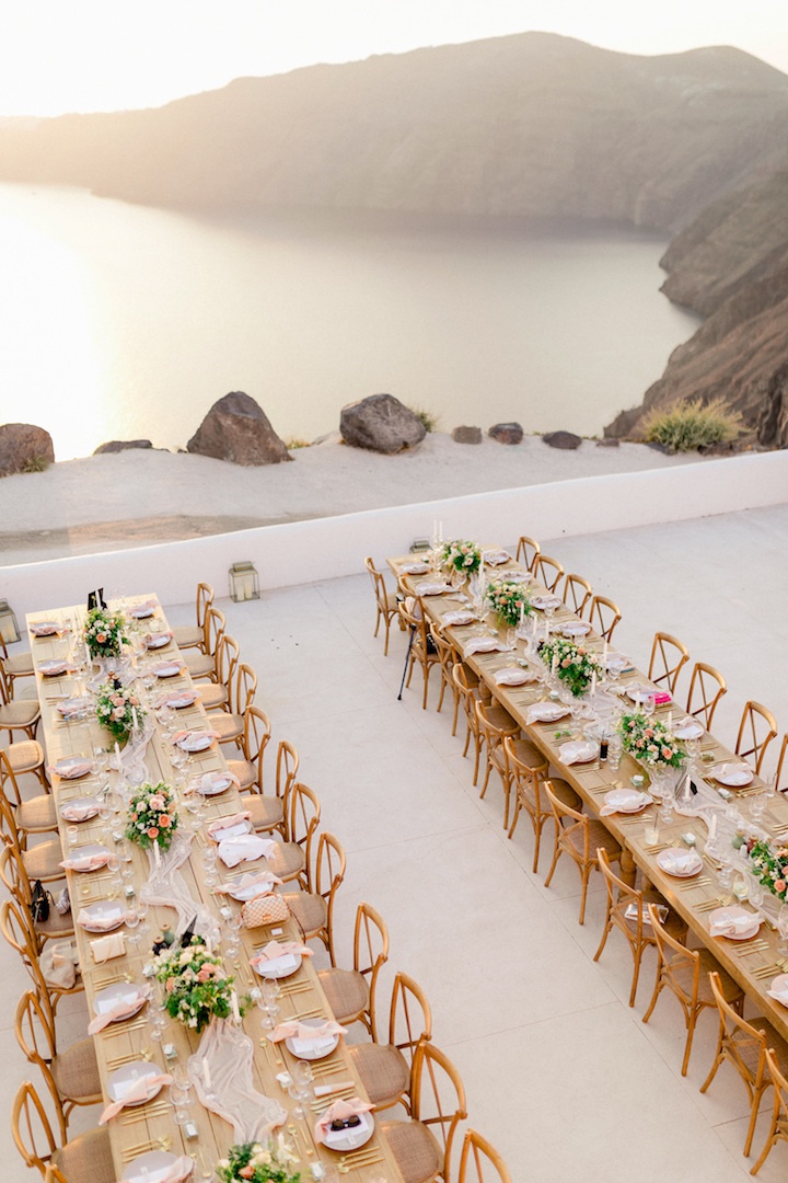 Santorini wedding at Rocabella