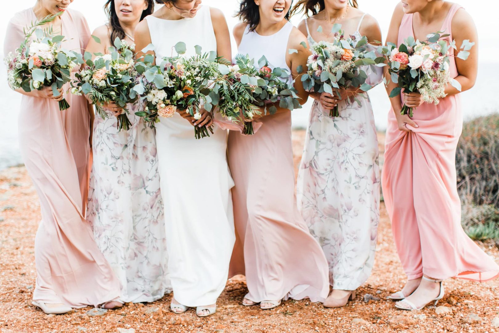 Bridesmaids bouquets for autumn wedding in Athens Greece